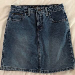 LEI denim skirt